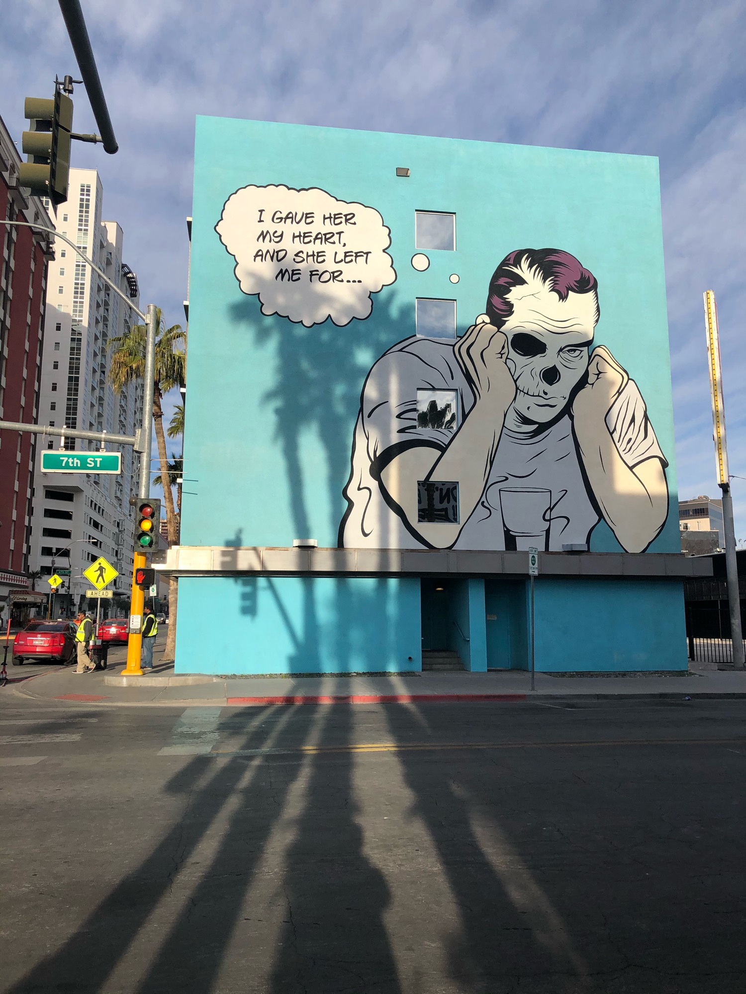 mural in Las Vegas by artist DFace.