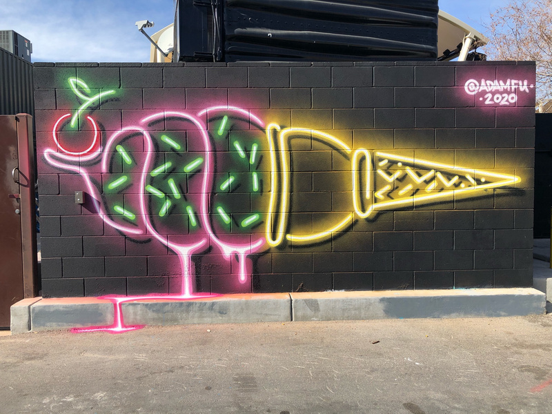 mural in Las Vegas by artist Adam Kiyoshi Fujita.