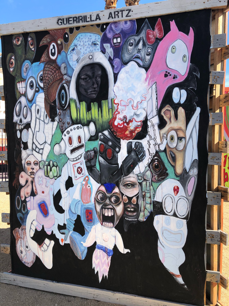 mural in Las Vegas by artist unknown.