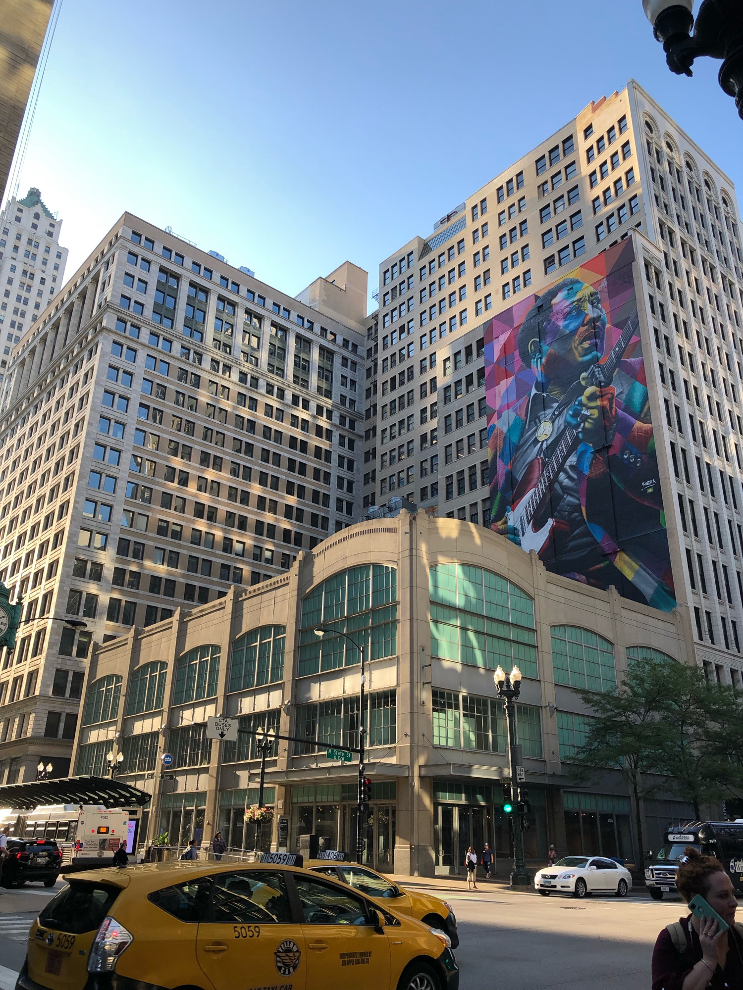 mural in Chicago by artist Eduardo Kobra. Tagged: Muddy Waters, music
