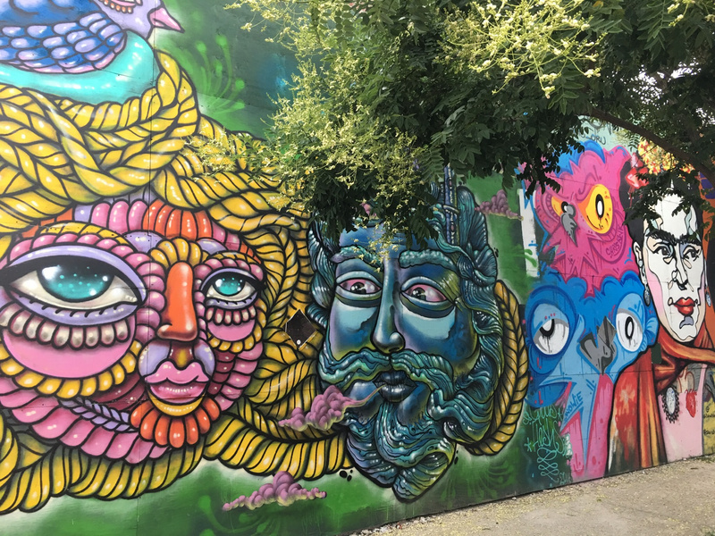 mural in Brooklyn by artist unknown.