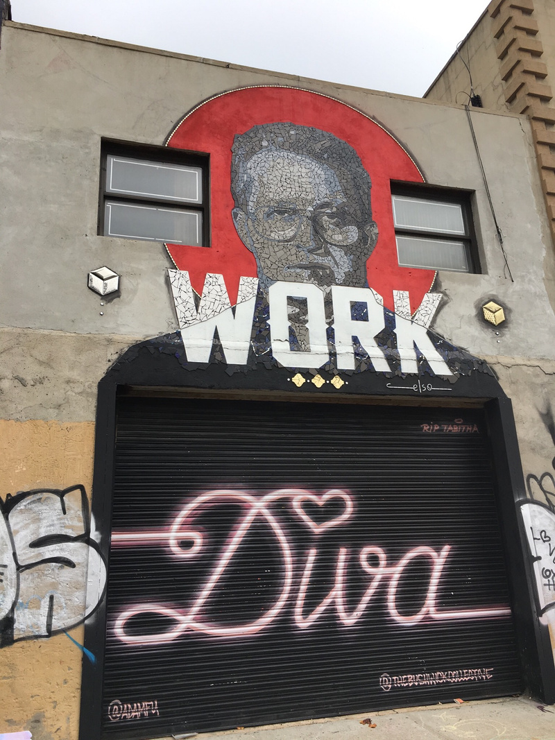 mural in Brooklyn by artist Adam Kiyoshi Fujita.