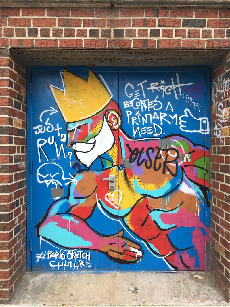 mural in Brooklyn by artist unknown.