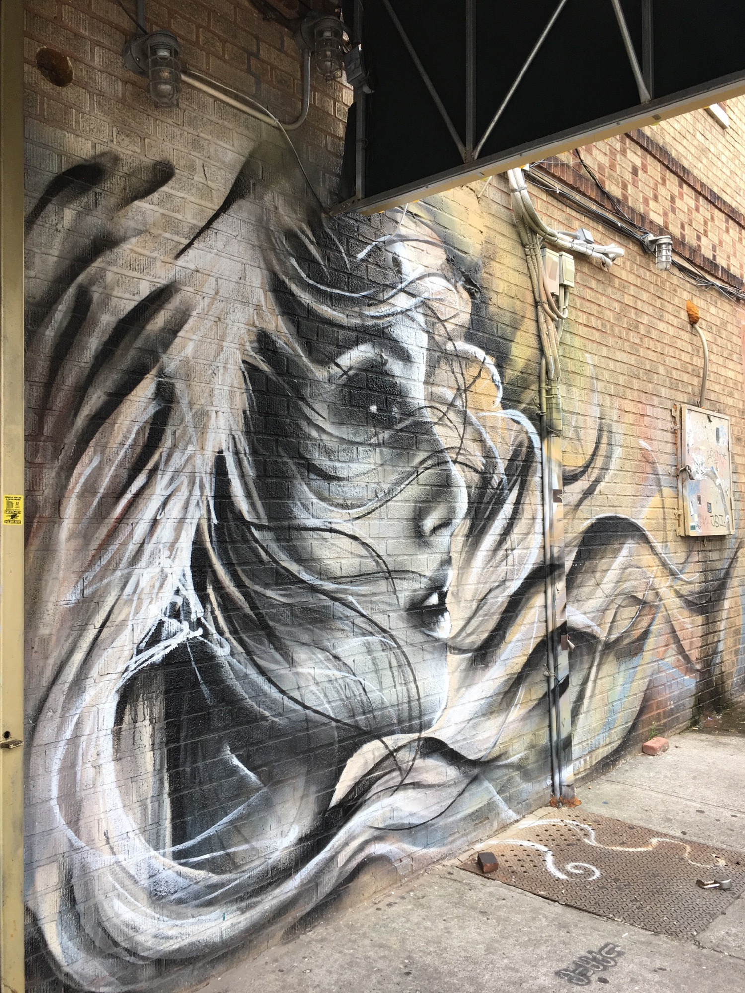 mural in Brooklyn by artist Christina Angelina.