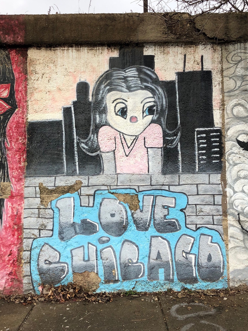 mural in Chicago by artist unknown.