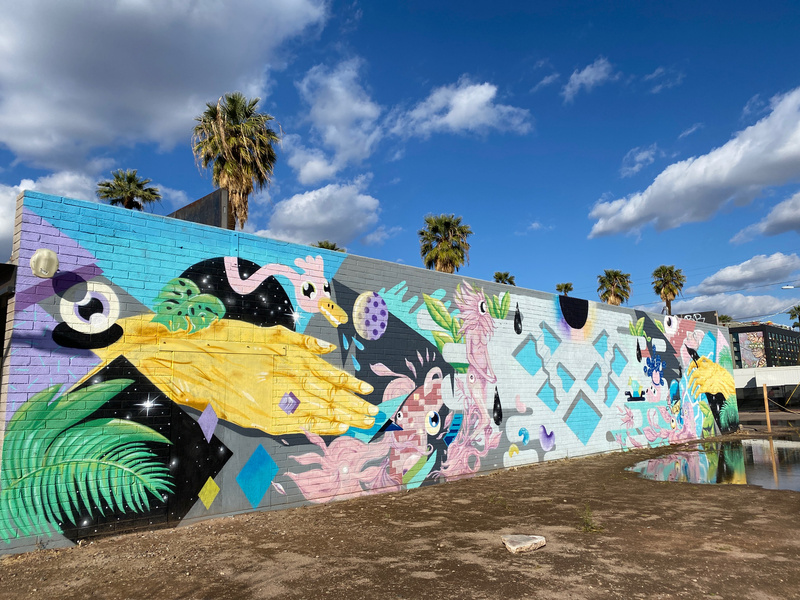 mural in Phoenix by artist unknown.