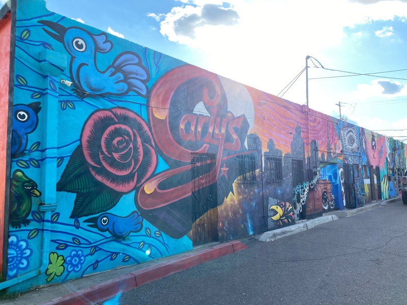 mural in Phoenix by artist unknown.