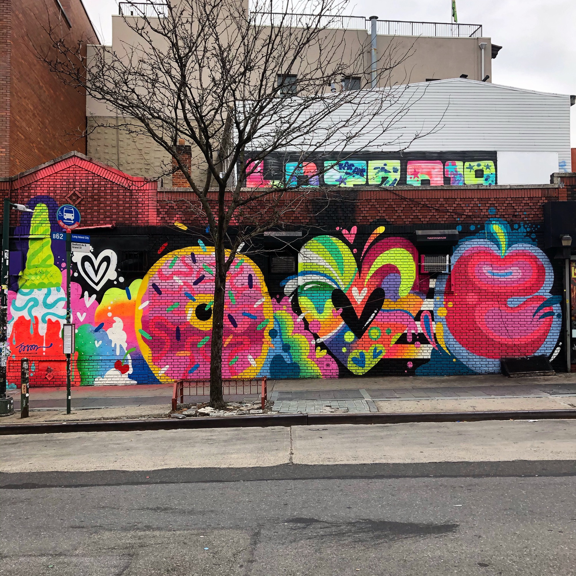 mural in Brooklyn by artist Jason Naylor.