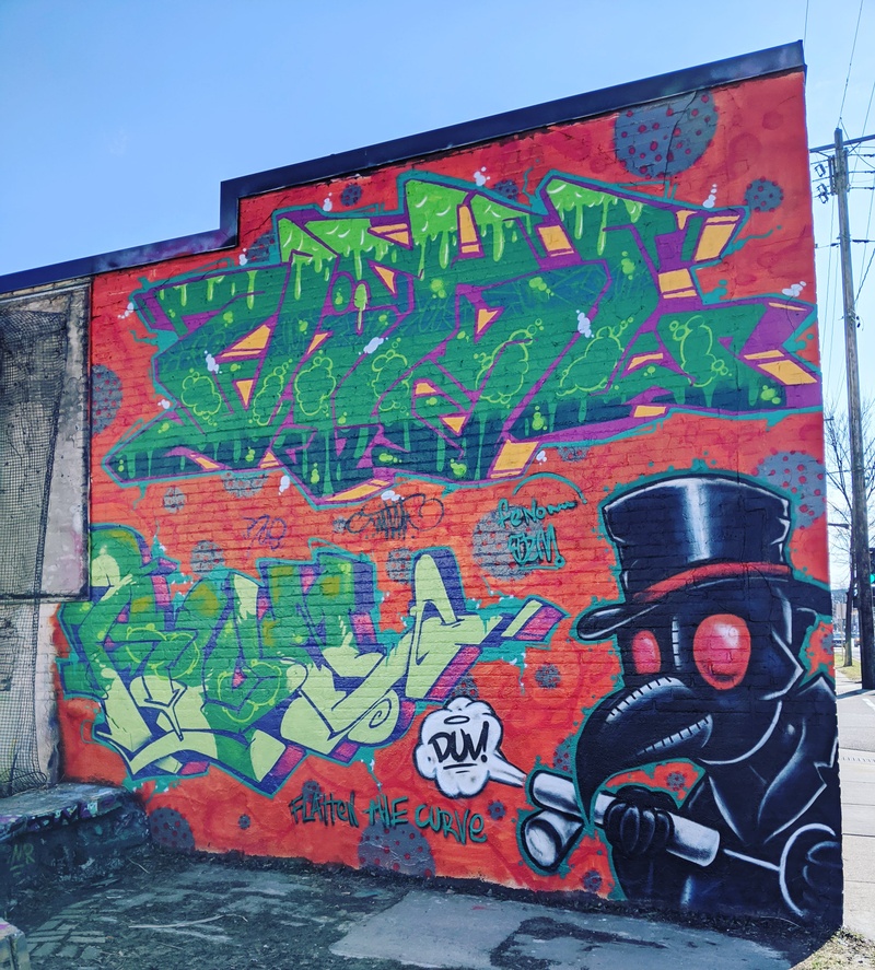 mural in Madison by artist unknown.