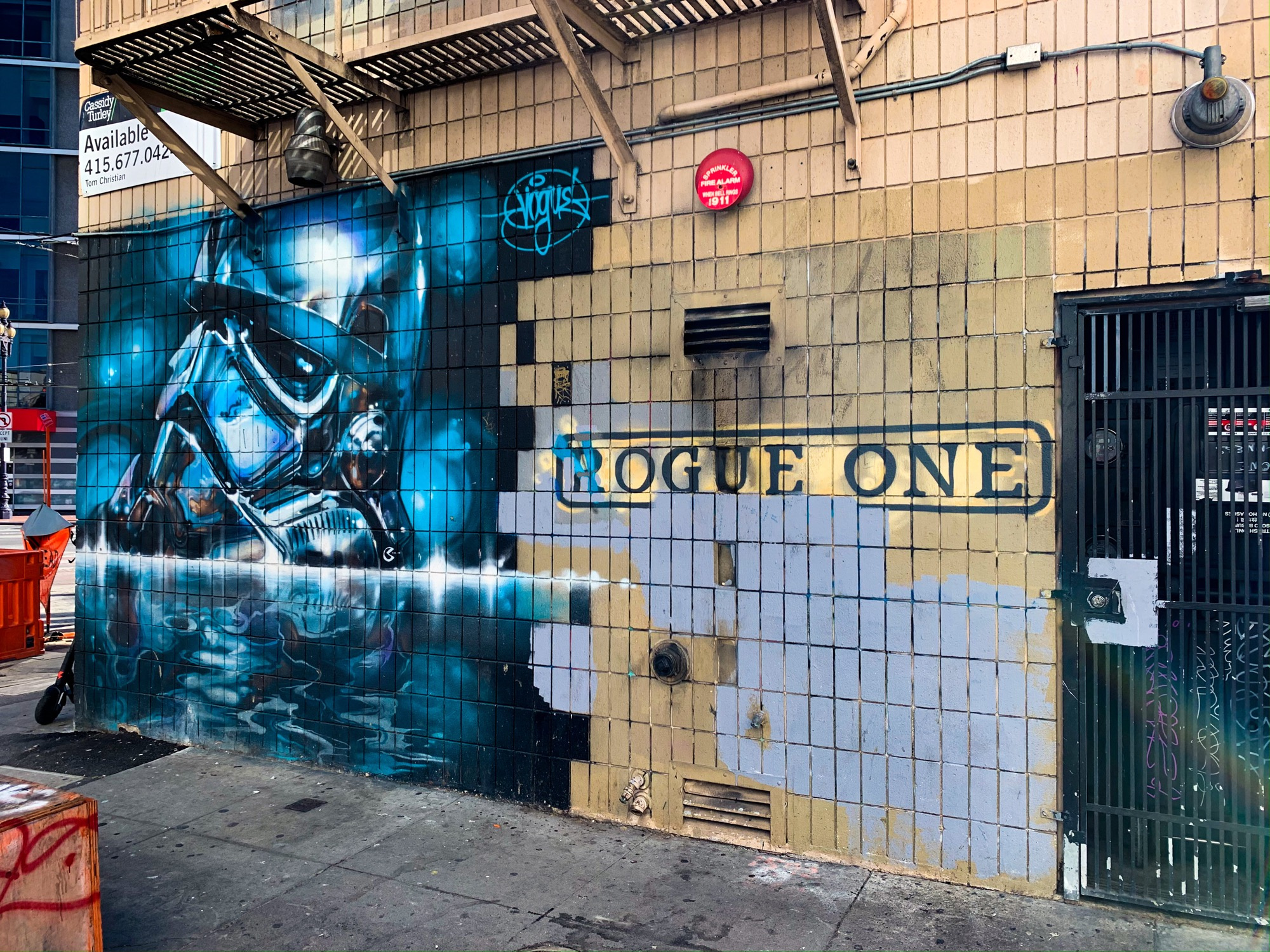 mural in San Francisco by artist Vogue. Tagged: movies, Rogue One, Star Wars