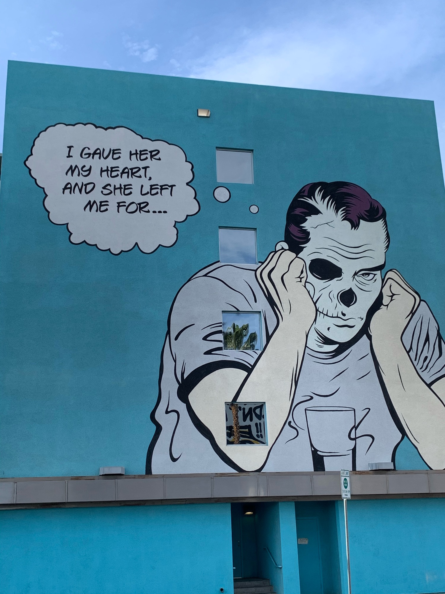 mural in Las Vegas by artist DFace.