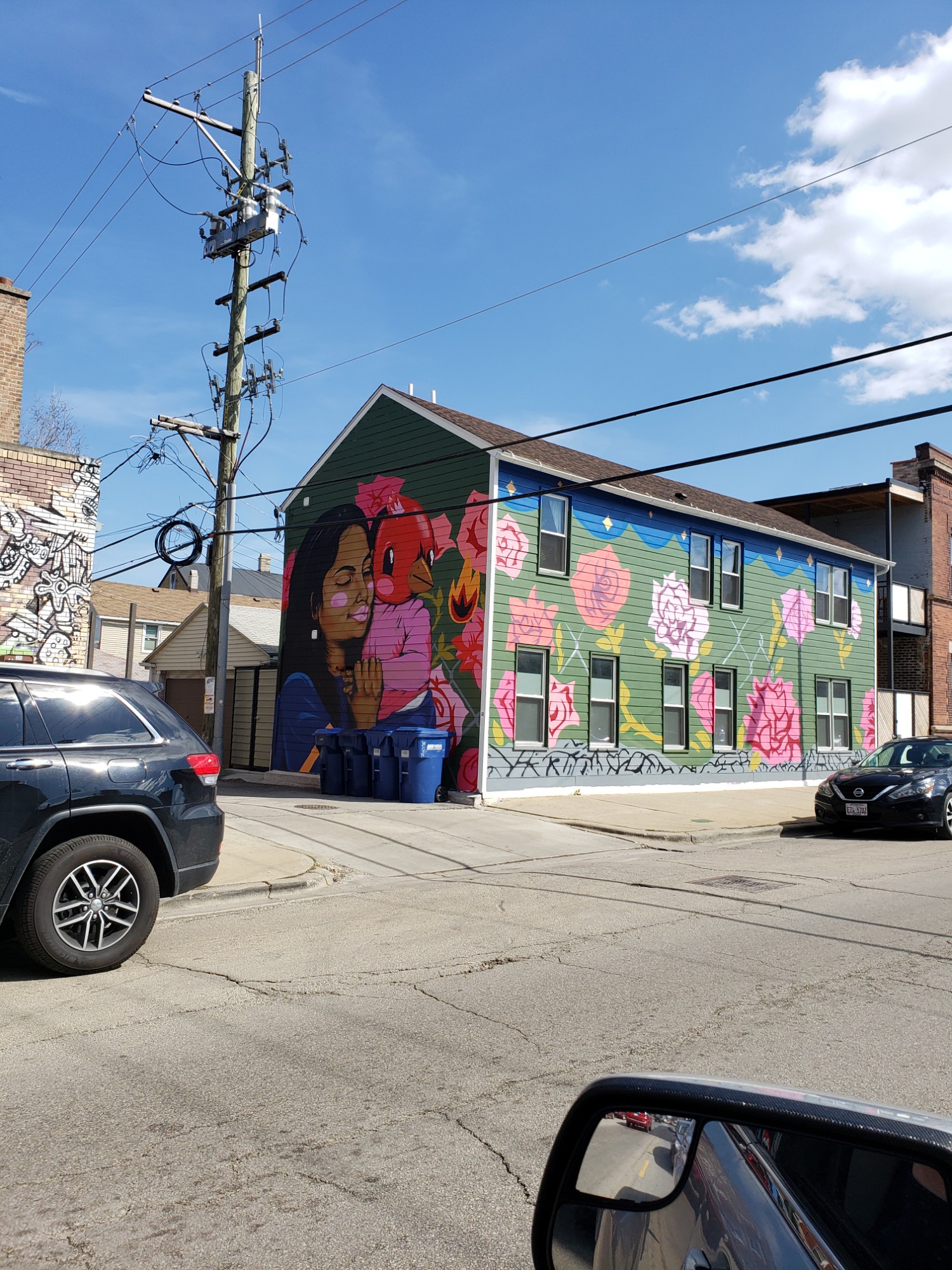 mural in Chicago by artist Sentrock.