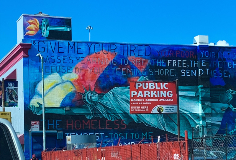 mural in San Francisco by artist unknown.