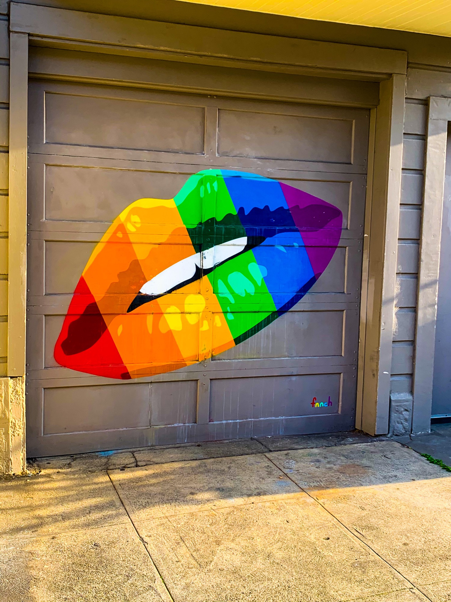 mural in San Francisco by artist fnnch.