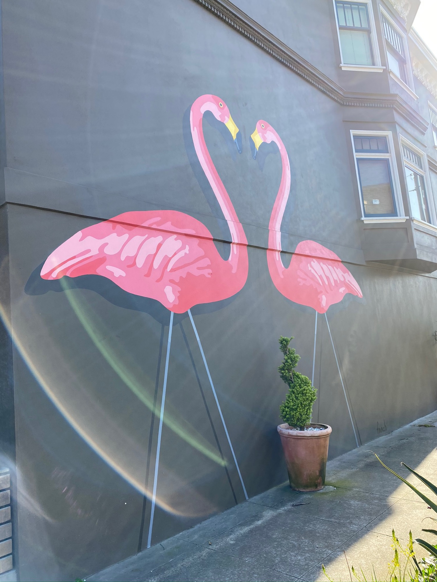 mural in San Francisco by artist fnnch.