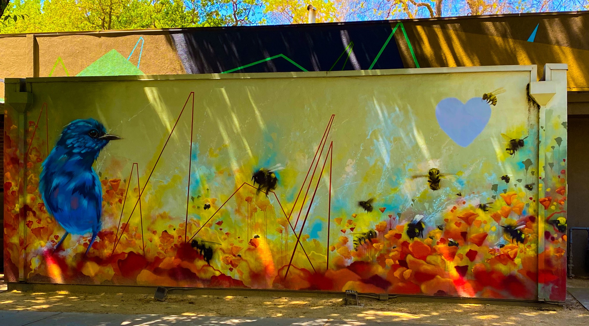 mural in Sacramento by artist Irubiel Moreno.