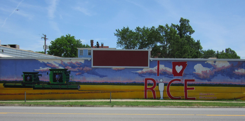 mural in Little Rock by artist unknown.