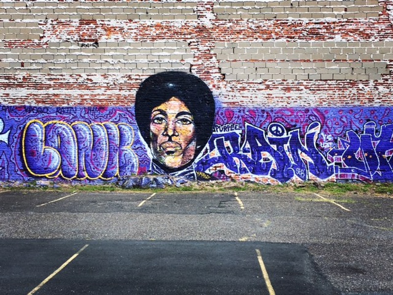 mural in Trenton by artist unknown.