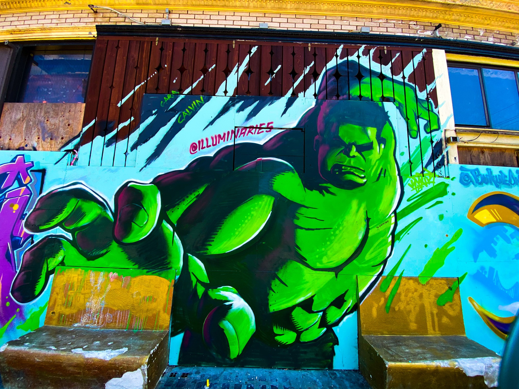 mural in San Francisco by artist illuminaries.