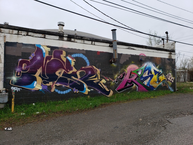 mural in Gary by artist unknown.