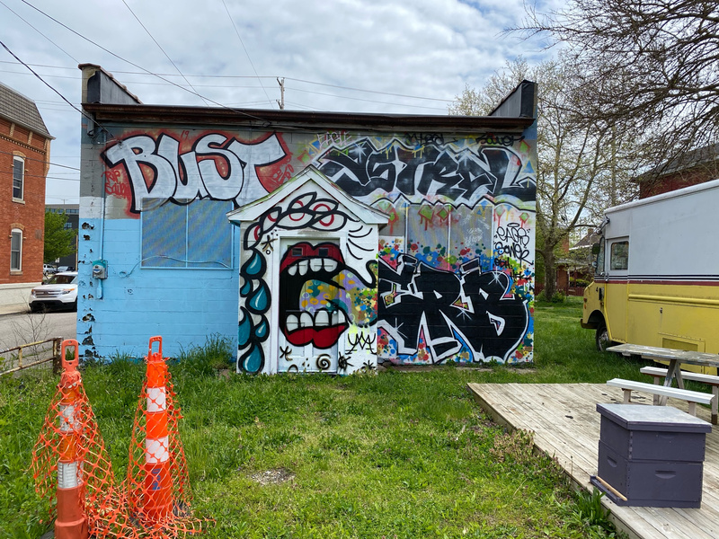 mural in Columbus by artist unknown.