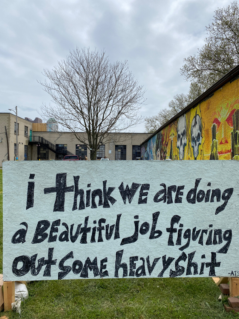 mural in Columbus by artist unknown.
