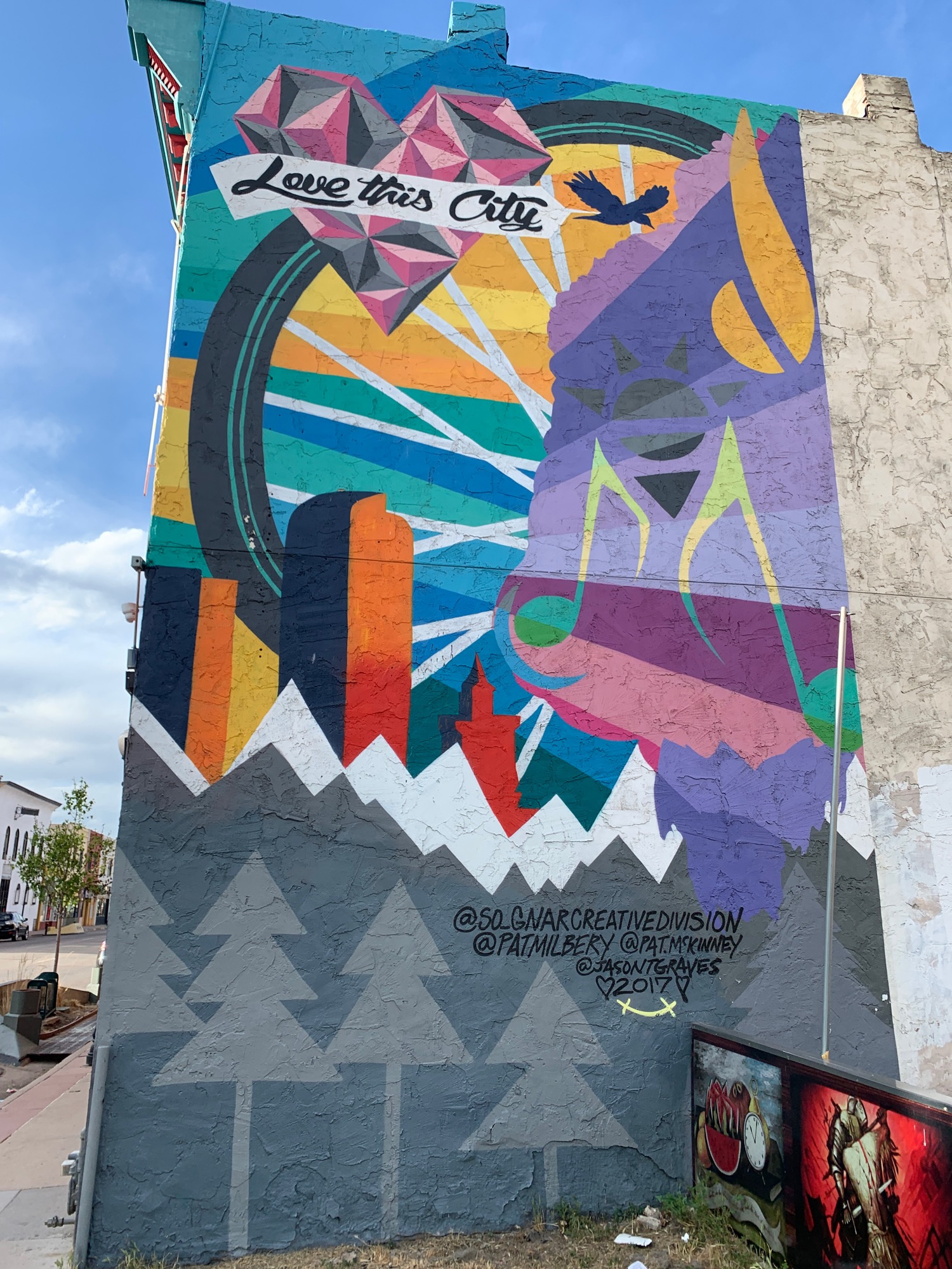 mural in Denver by artist Pat Milbery.
