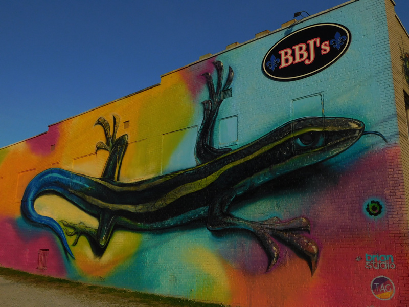 mural in High Point by artist Brian Davis.