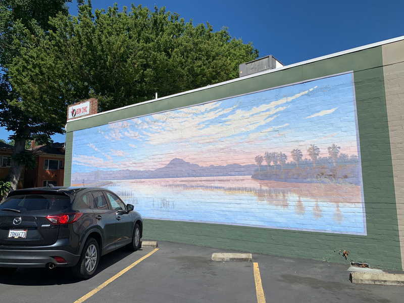 mural in Sacramento by artist unknown.