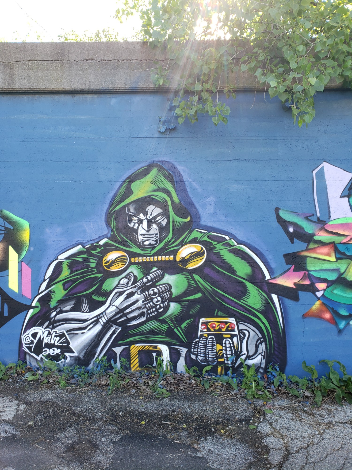 mural in Chicago by artist Matr.