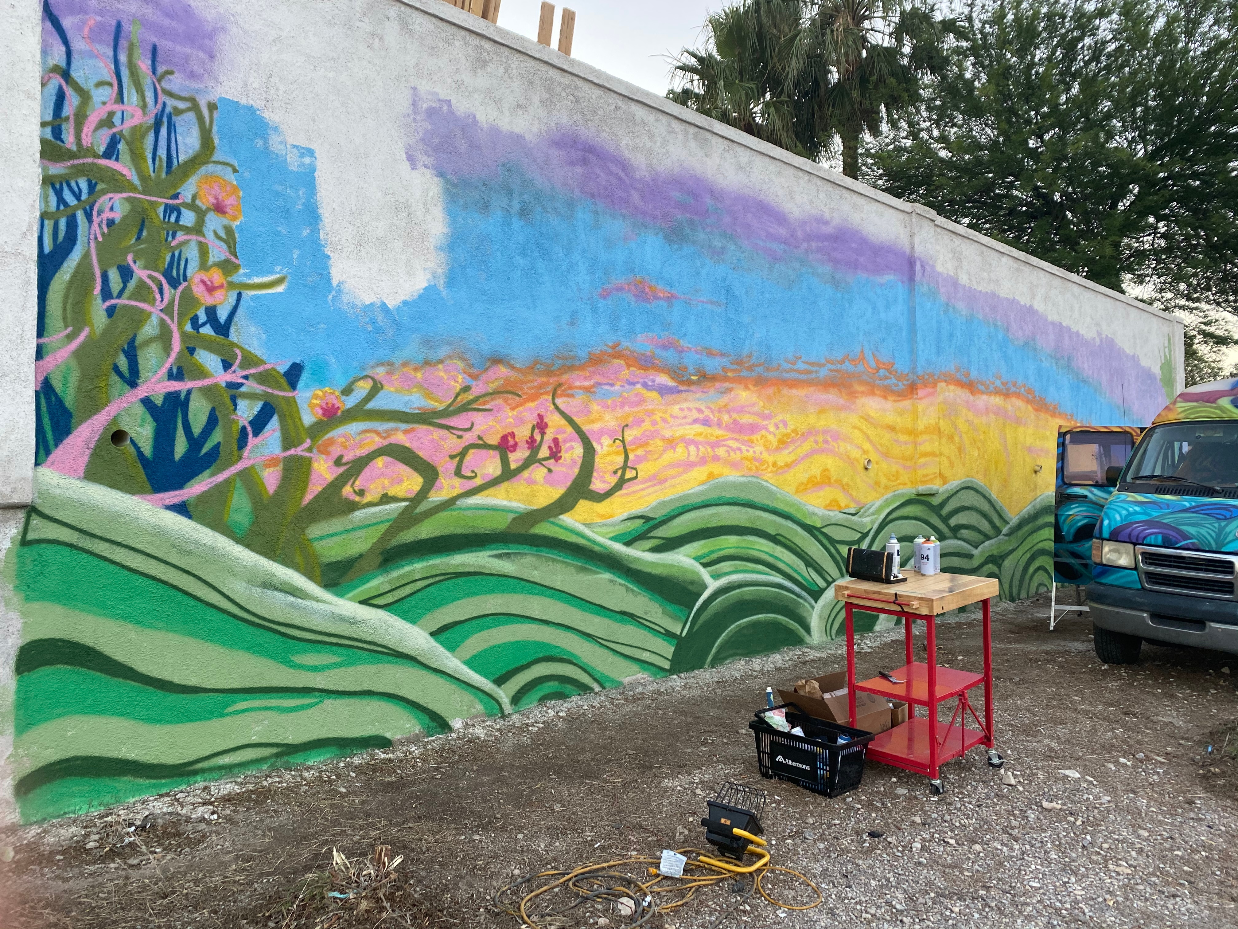 mural in Las Vegas by artist Jef Logan.