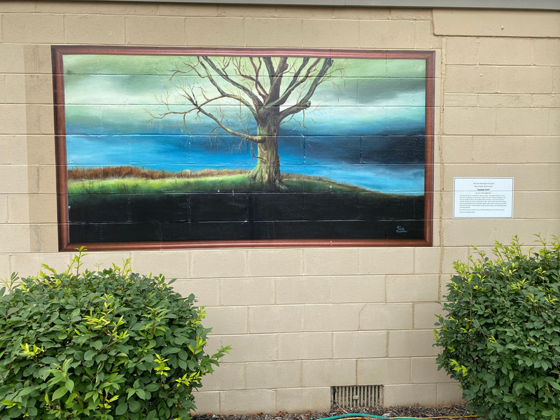 mural in Canal Winchester by artist unknown.