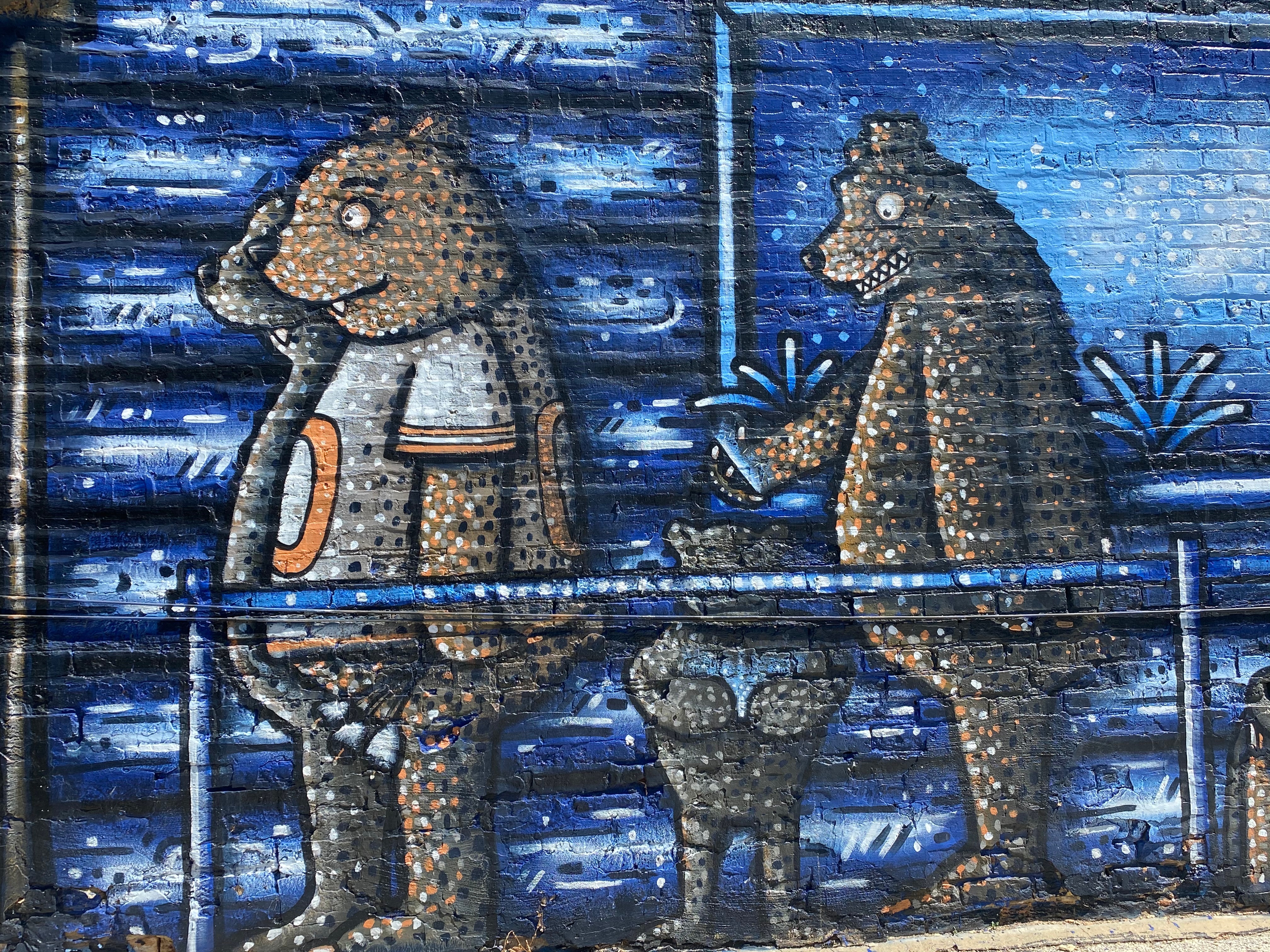 mural in Chicago by artist Sick Fisher. Tagged: Chicago Bears, sports