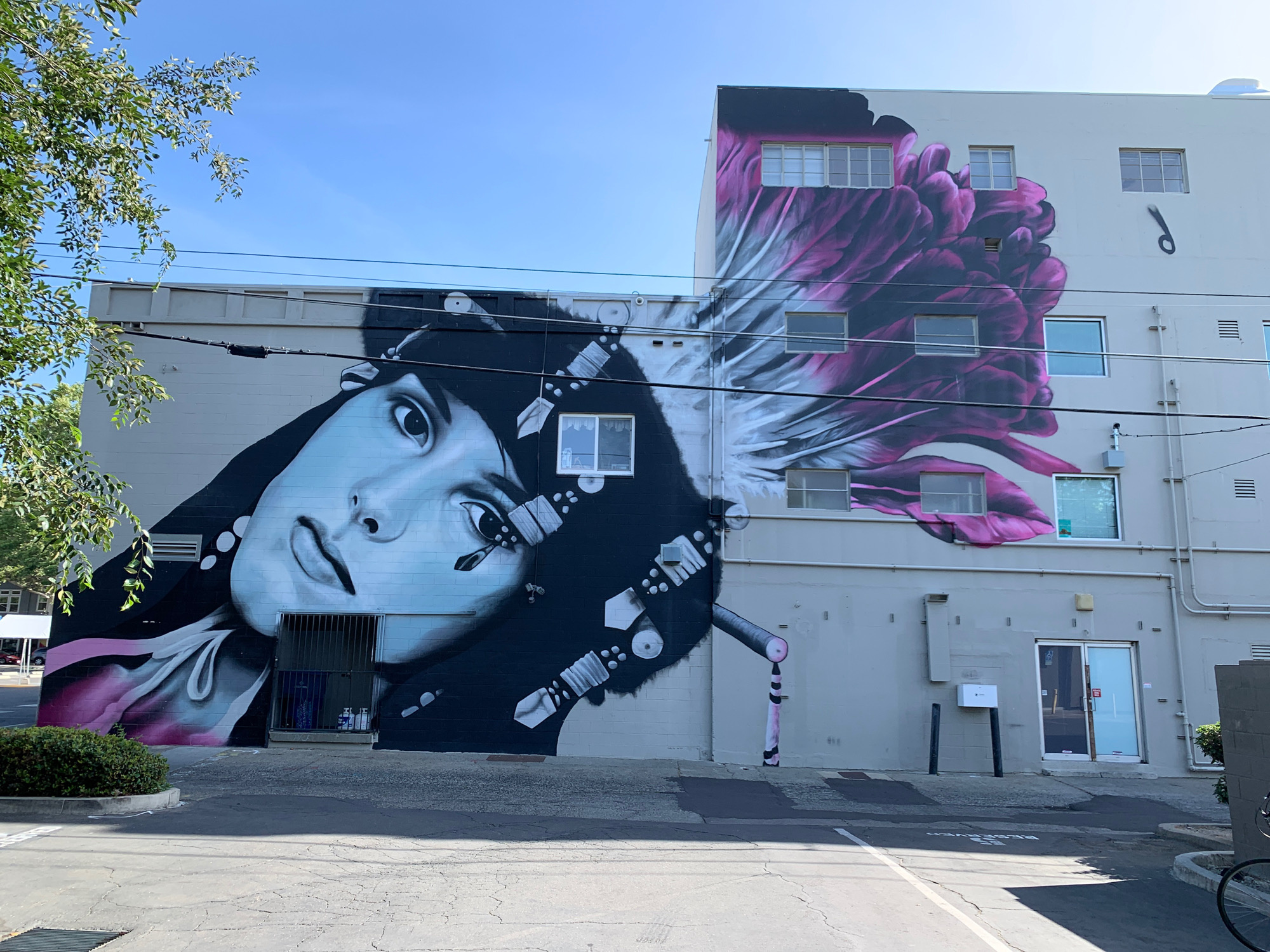mural in Sacramento by artist Drew Merritt.