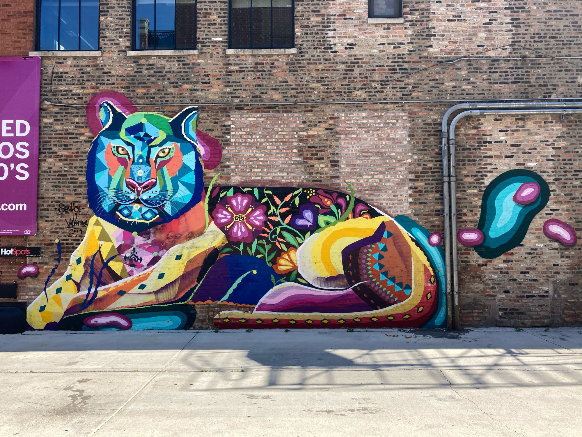 mural in Chicago by artist Senkoe.