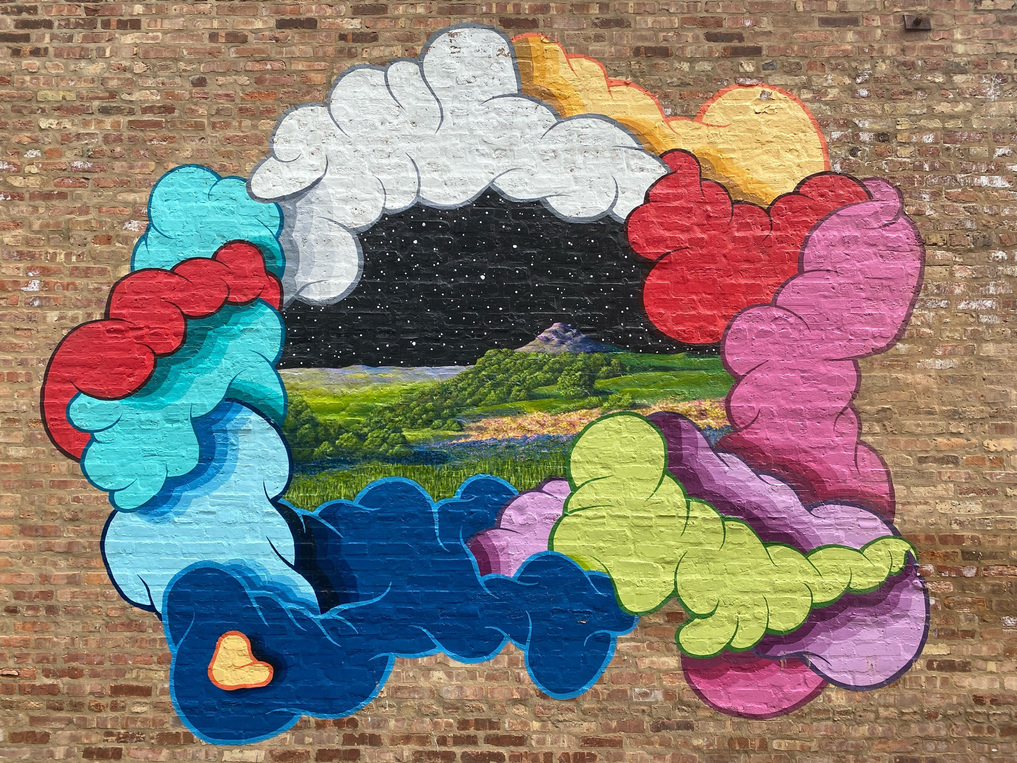 mural in Chicago by artist Kalan Strauss.