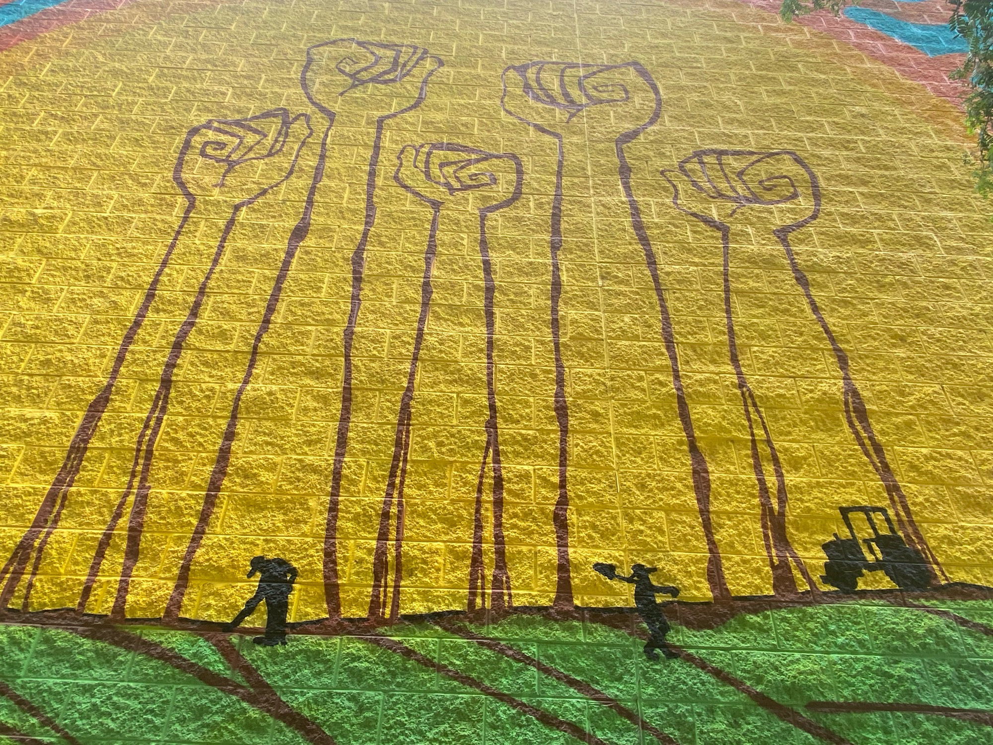 mural in Chicago by artist Sam Kirk.