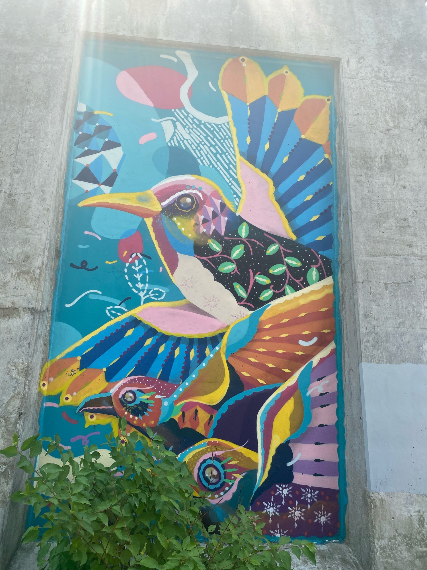 mural in Chicago by artist Senkoe. Tagged: animals