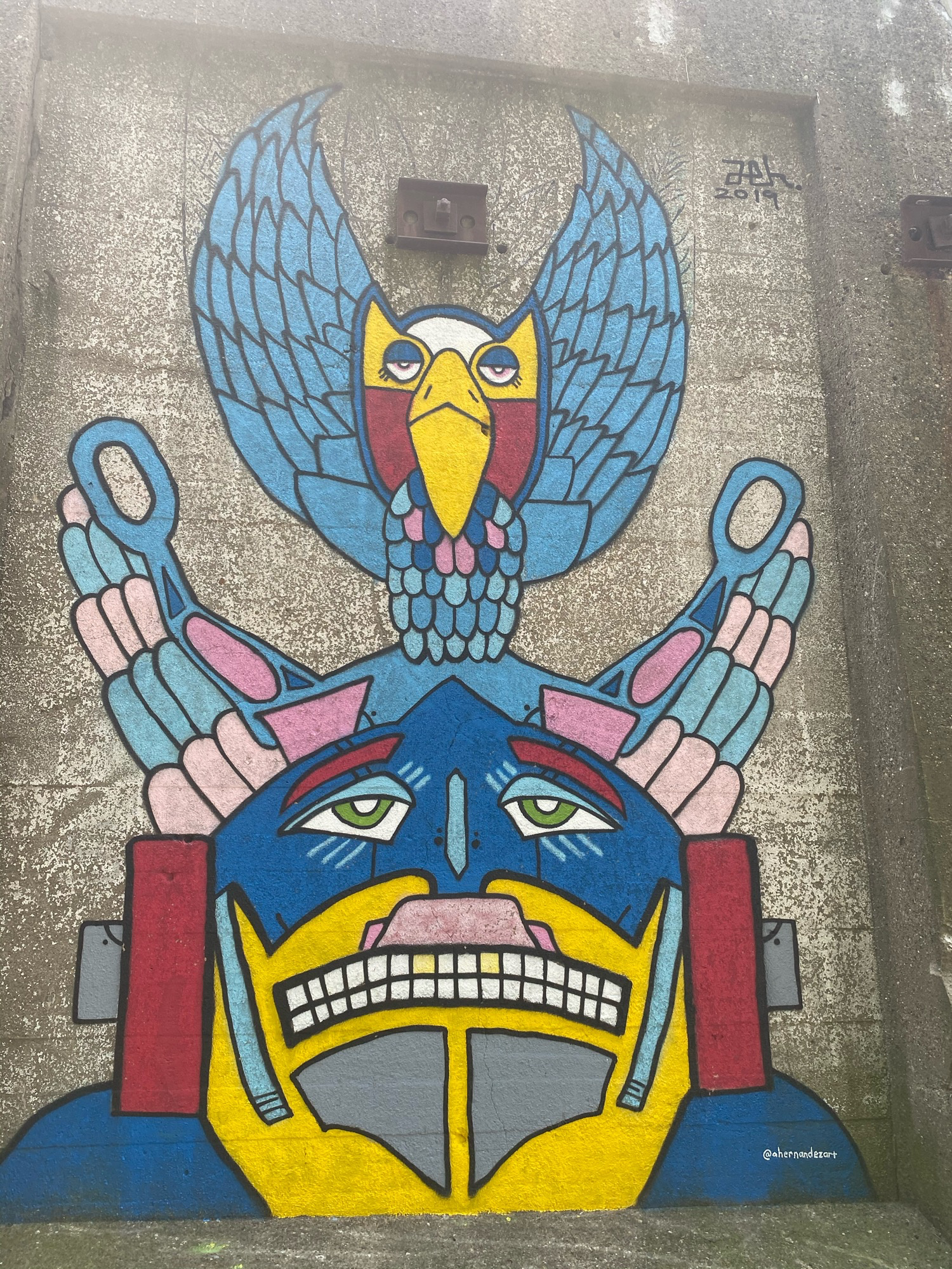 mural in Chicago by artist Adam Hernandez. Tagged: B_Line