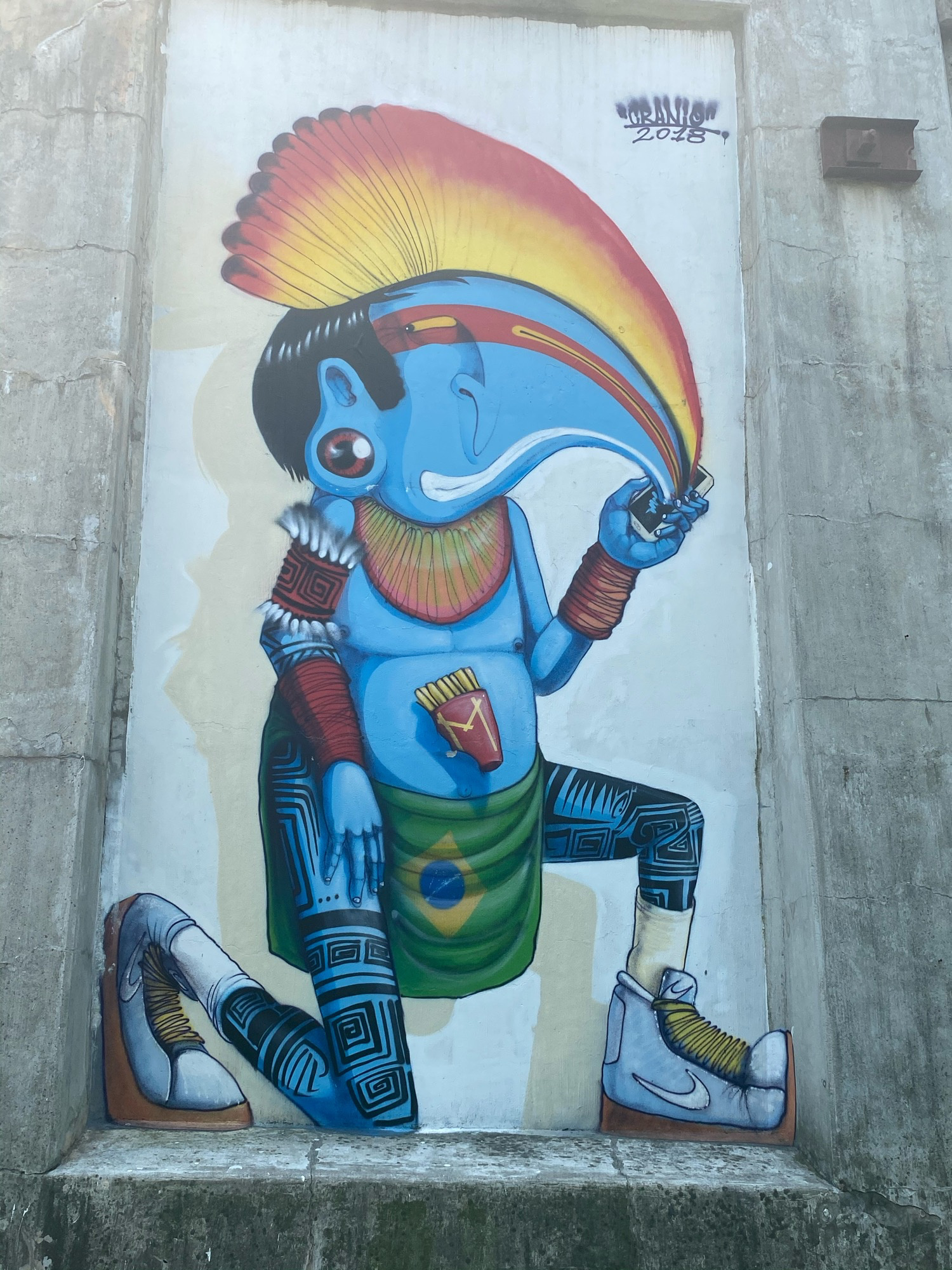 mural in Chicago by artist Cranio Artes.