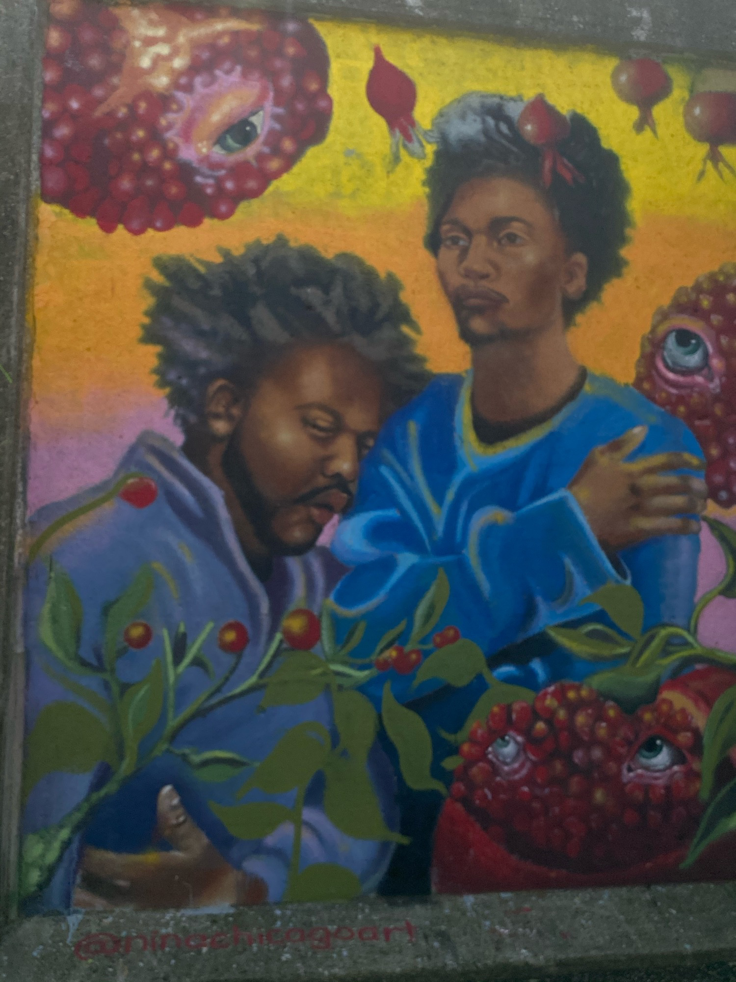 mural in Chicago by artist Nina Talamantes.