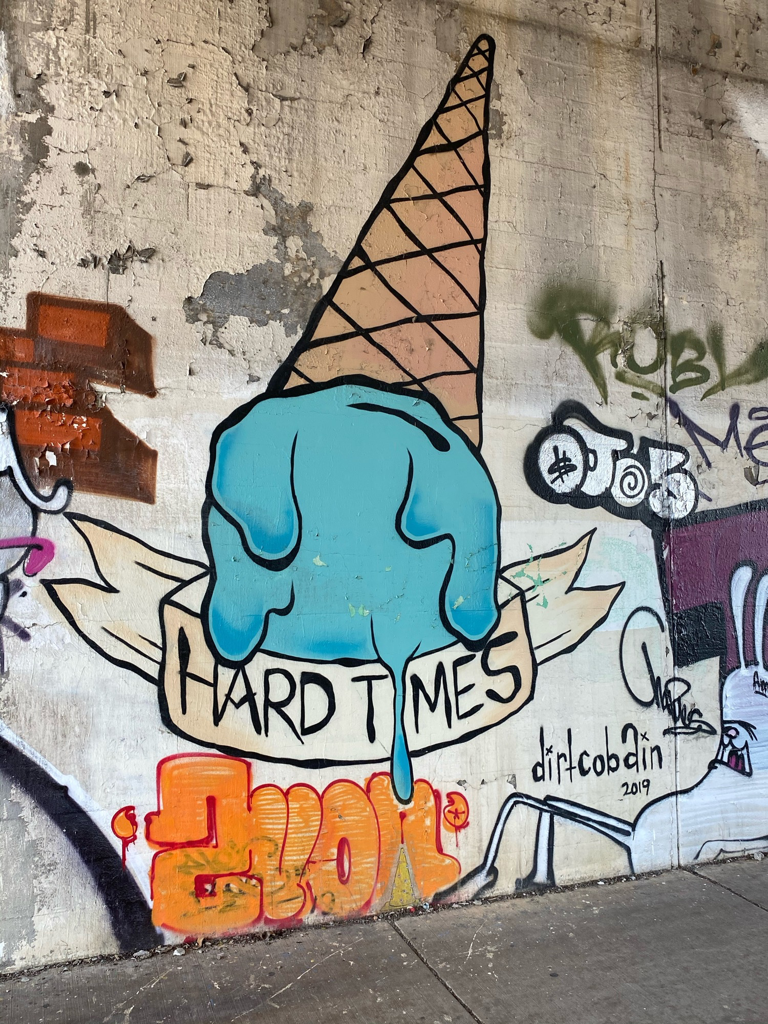 mural in Chicago by artist Dirt Cobain.