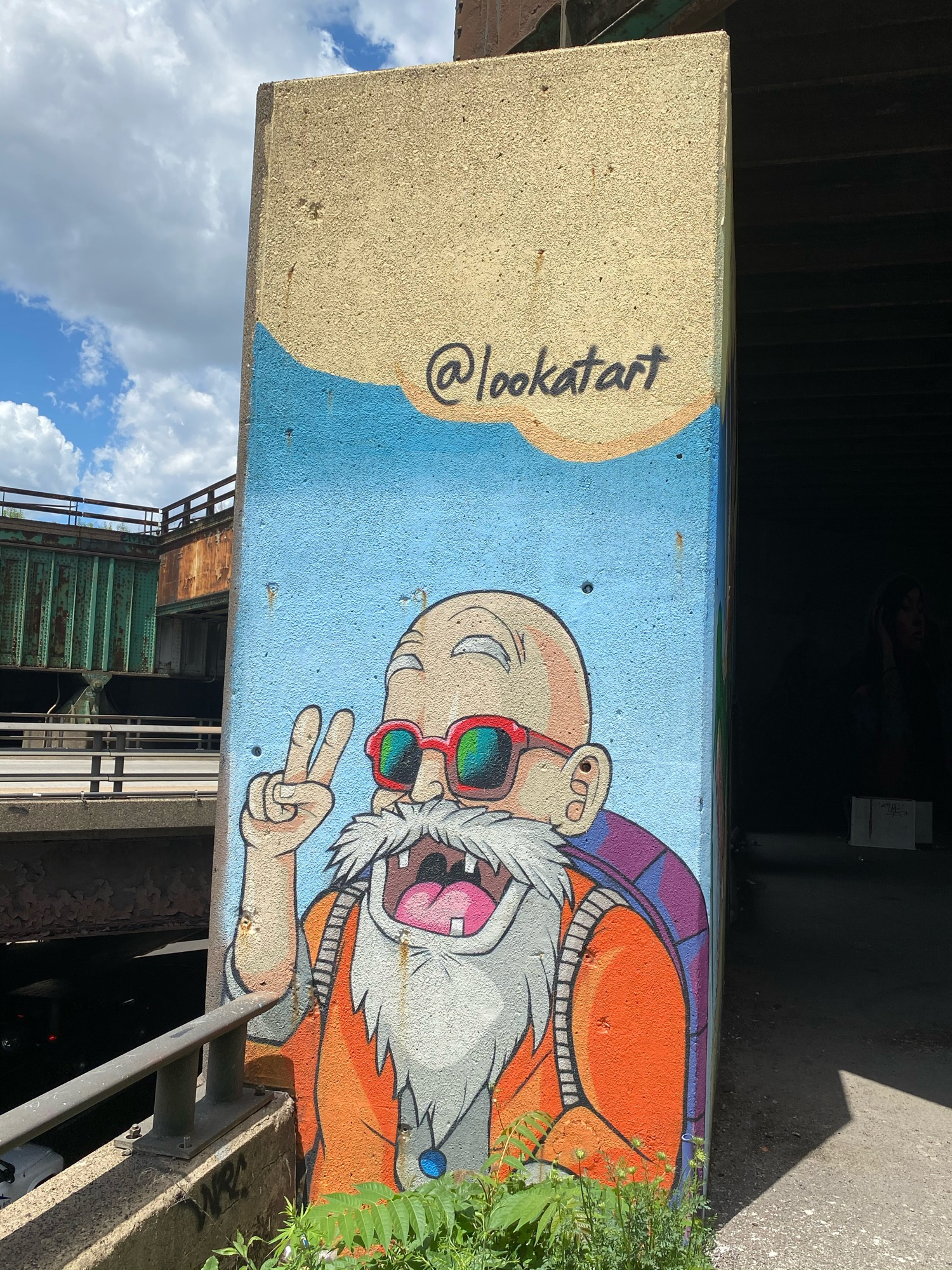 mural in Chicago by artist Jake Merten. Tagged: Dragon Ball Z