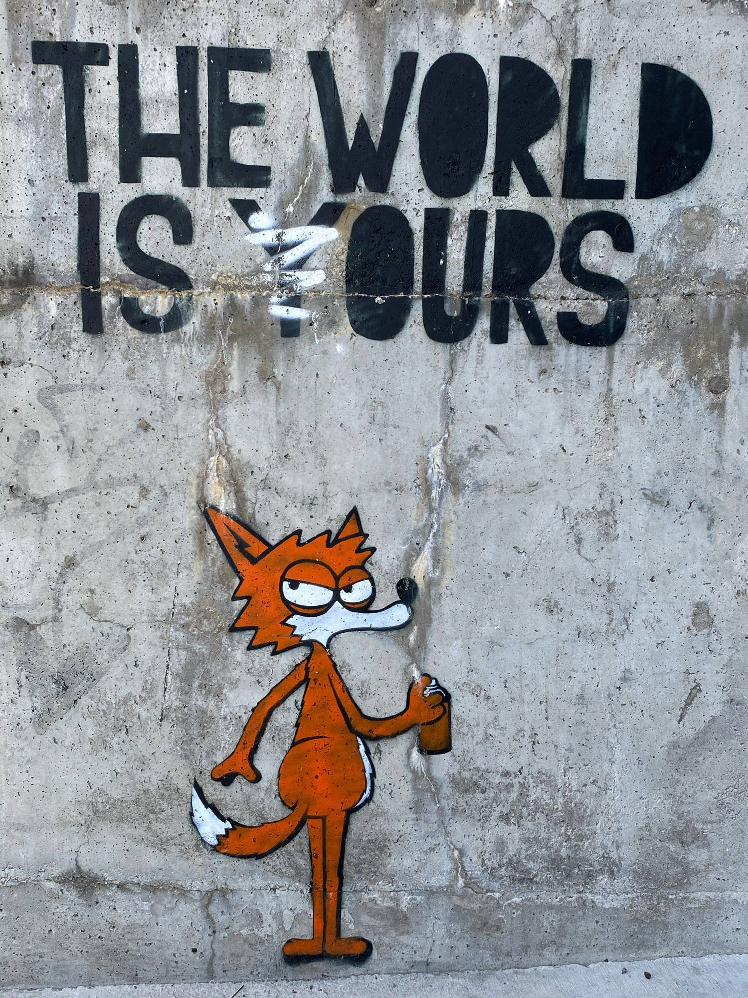 mural in Chicago by artist Mau Mau.