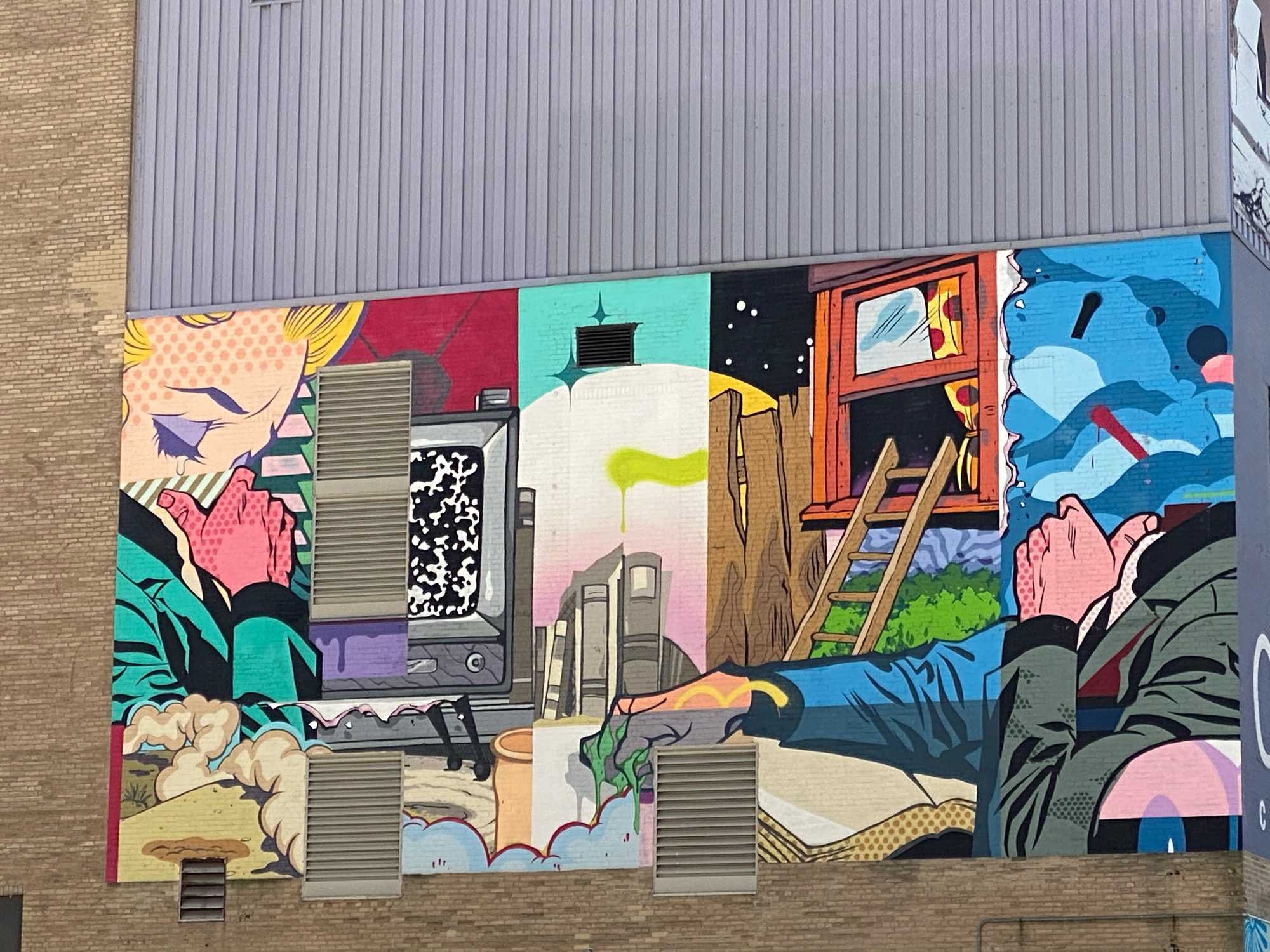 mural in Chicago by artist POSE.