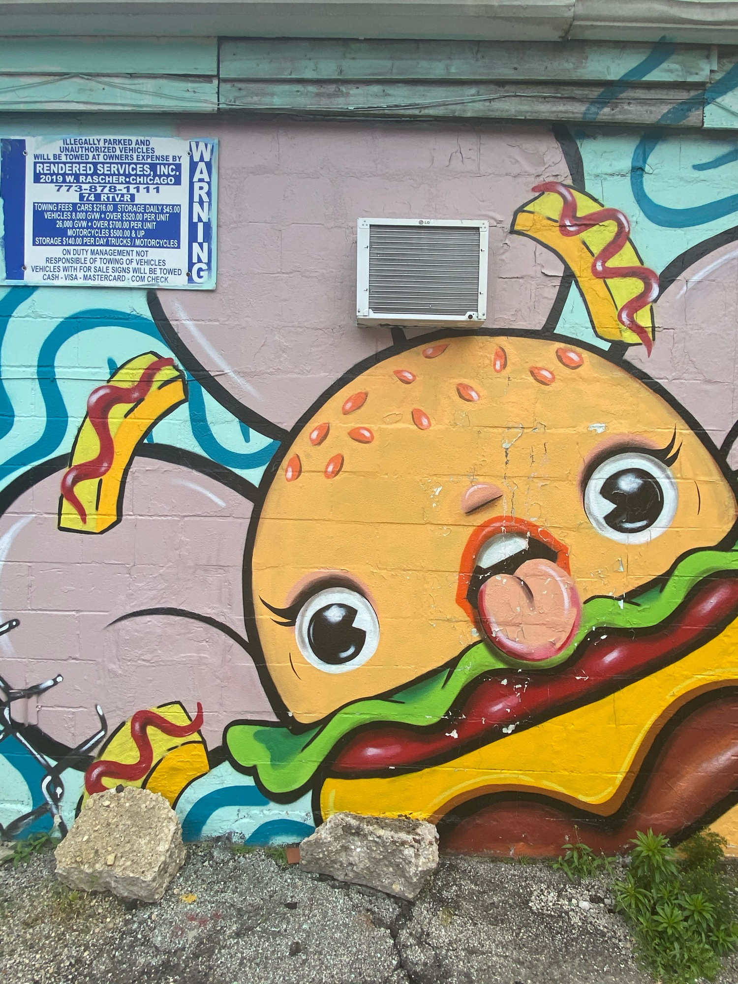 mural in Chicago by artist KOZMO.