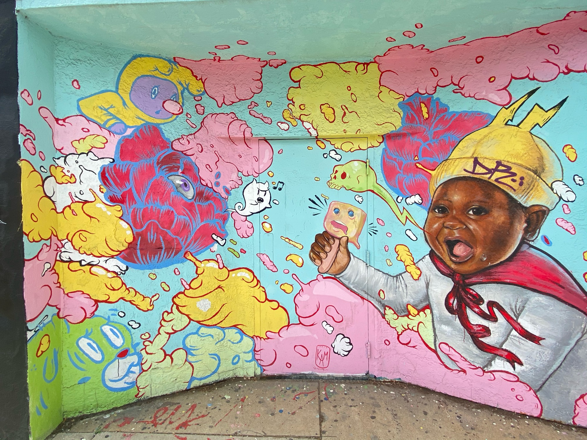 mural in Chicago by artist Kayla Mahaffey.