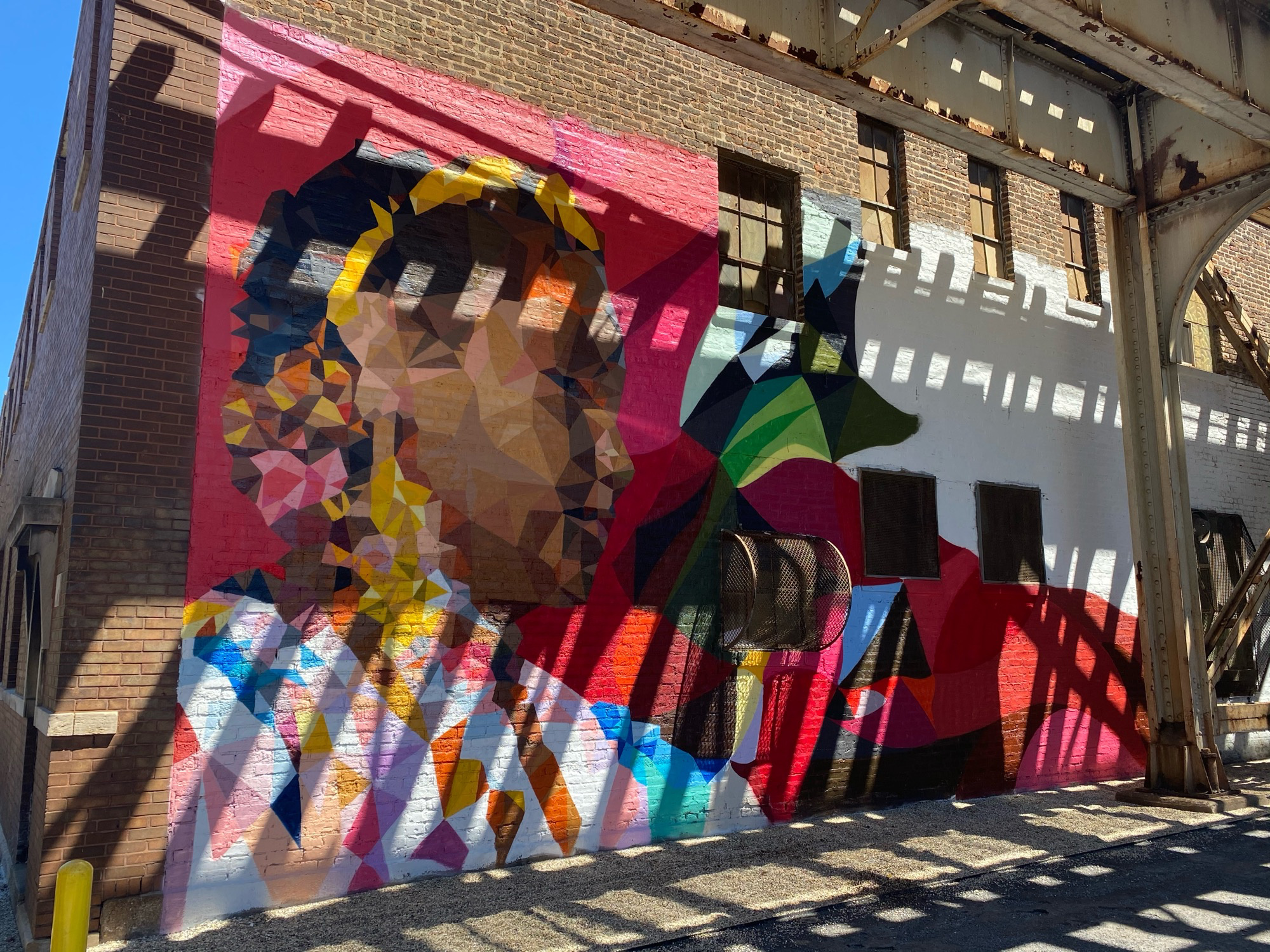 mural in Chicago by artist Mauricio Ramirez. Tagged: Lakeview Public Art Program