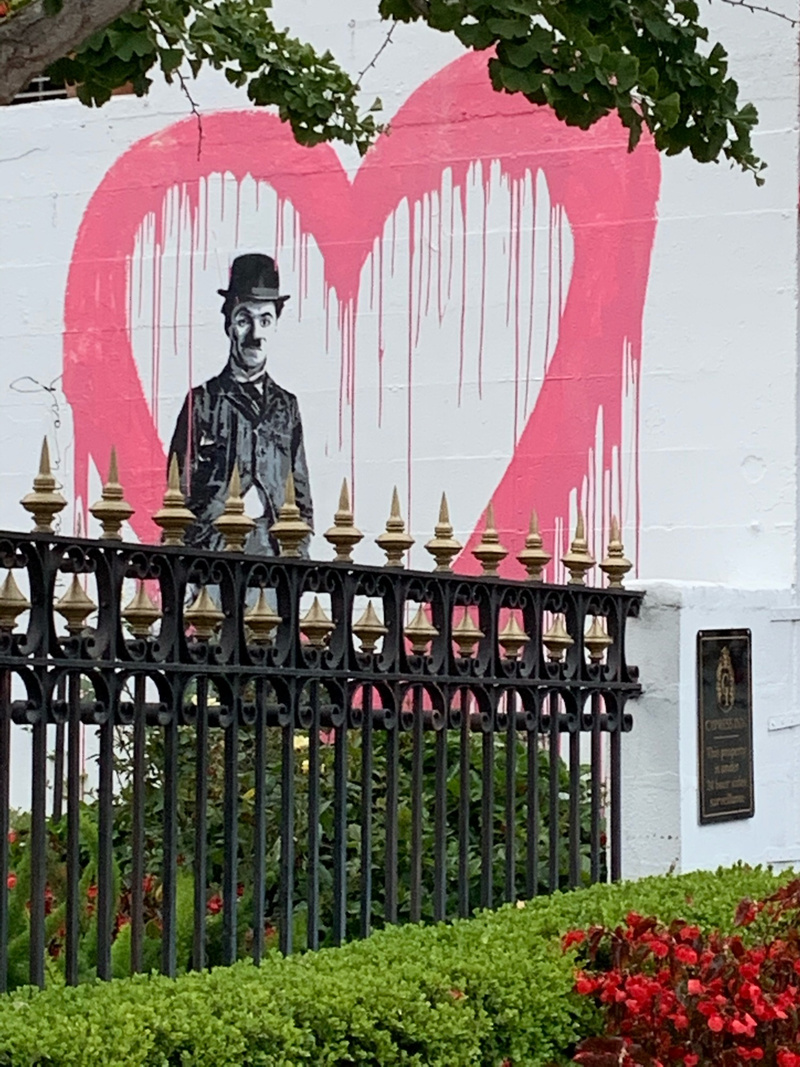 mural in Carmel-by-the-Sea by artist unknown.