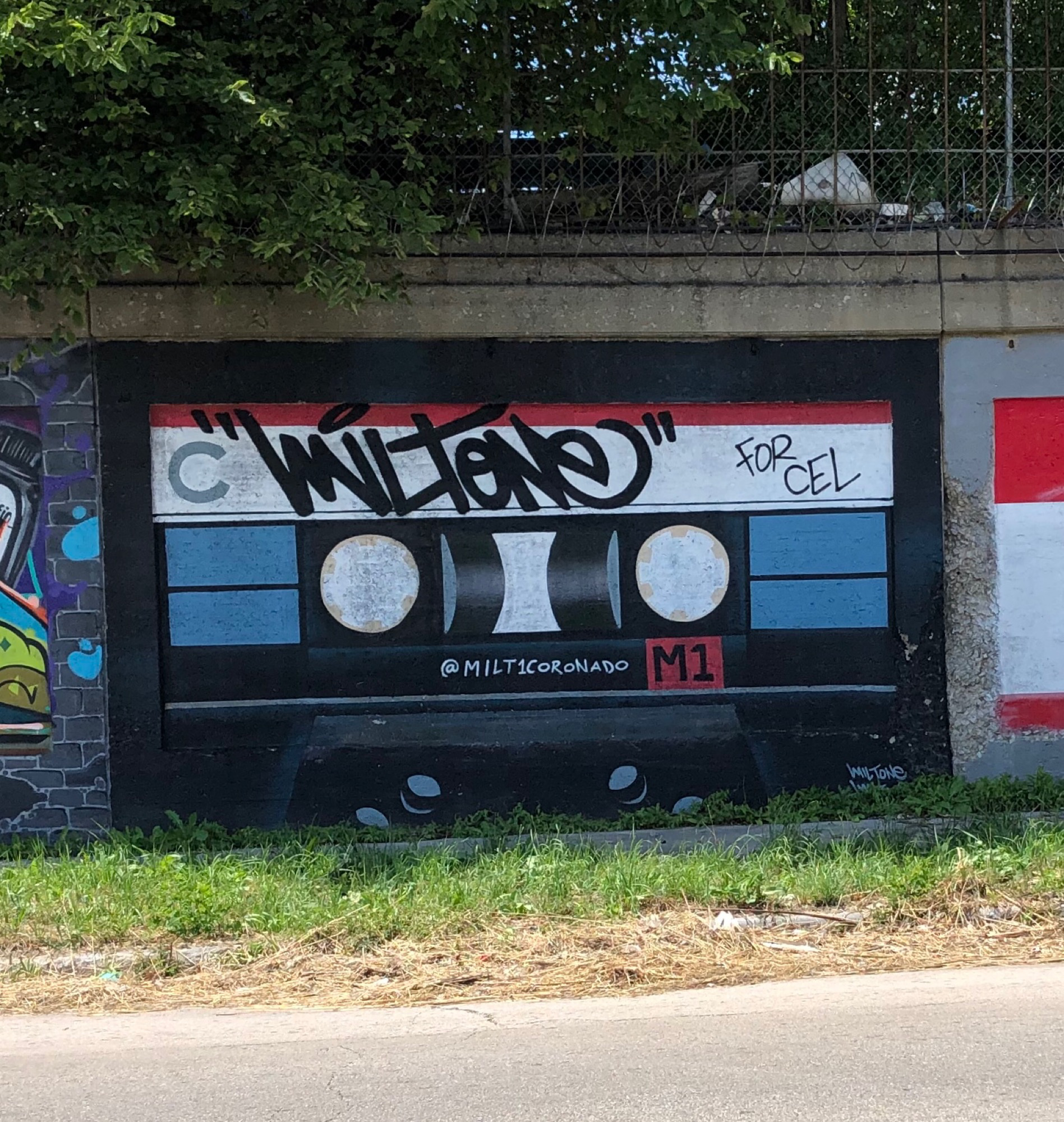 mural in Chicago by artist Milton Coronado.